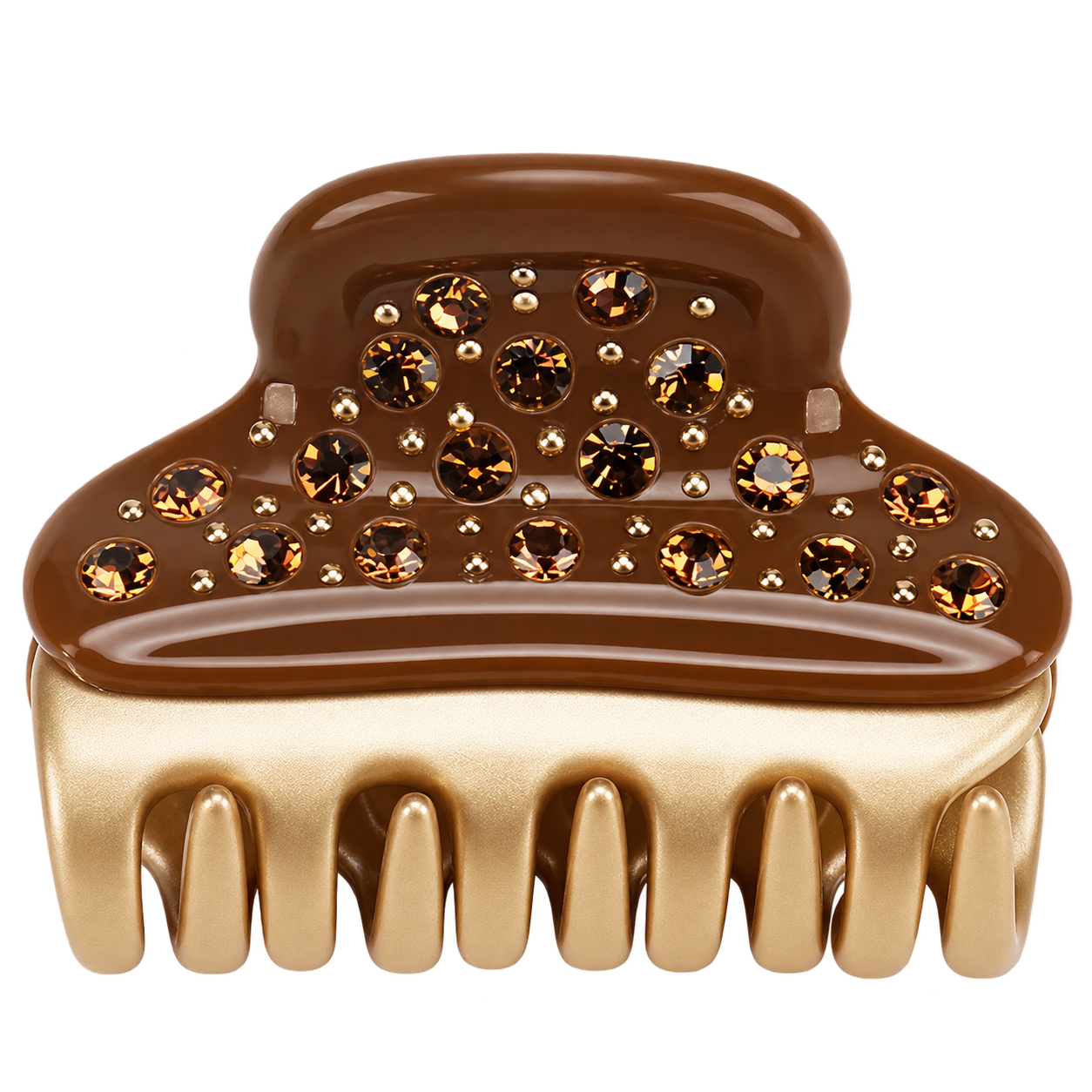 Chocolate mini hair clip